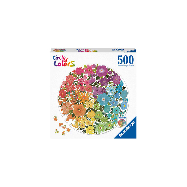 Ravensburger Circle Of Colors Flowers Puzzle Teile B Robedarf