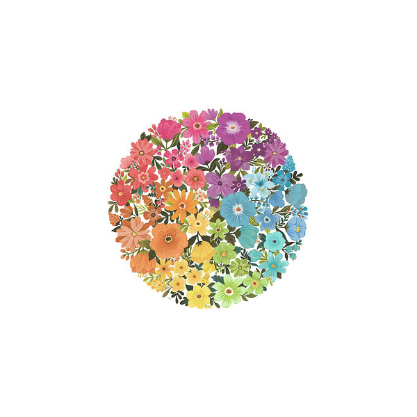 Ravensburger Circle Of Colors Flowers Puzzle Teile B Robedarf