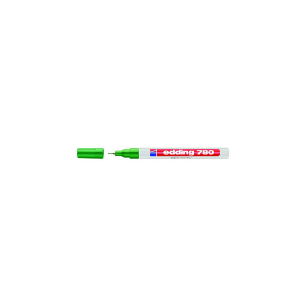 4004764023103 - edding 780 Permanent Lackmarker Grün Extra Fein Nadelspitze 08 mm