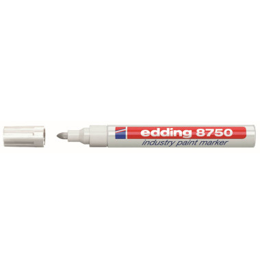 Lackmarker 8750, 4-8750049, Stift, weiß, 2-4mm Rundspitze