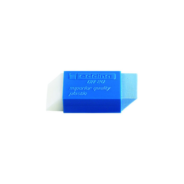 4004764079421 - Radierer dr 20 4-DR20 Kunststoff transparent blau - Edding