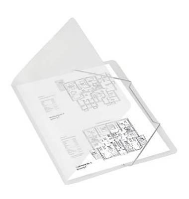 Eckspannmappe 100421022, A4 Polypropylen