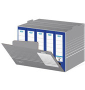 Archivbox tric grau/weiß 46,5 x 36 x 32,5 cm DIN A4