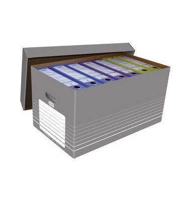 Faltkartons Archivbox tric 350x585x300 mm grau