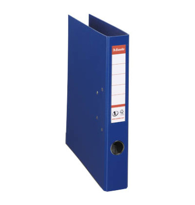 Ordner No.1 Power 811450, A4 50mm schmal PP vollfarbig blau