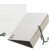 Zeichnungsmappe A3 mit Bändern grau Füllhöhe 20mm RC-Karton 550g