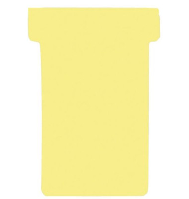 T-Karten TK1 Größe 1 gelb 17x47mm 170g blanko 100 Stück