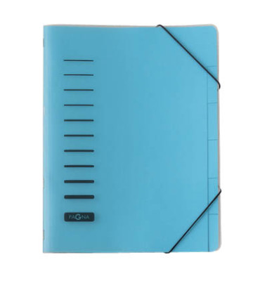Ordnungsmappe PP/40056-02 DIN A4 blau Karton mit PP-Umschlag