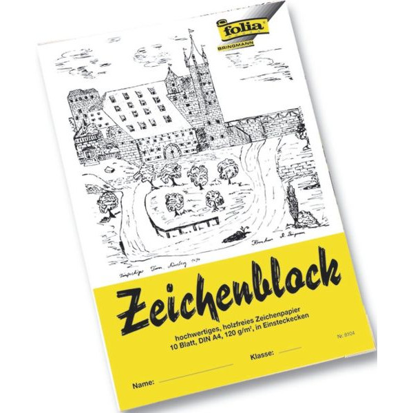 4001868081046 - Zeichenblock A4 weiß blanko 4001868081046 8104 10 Stück