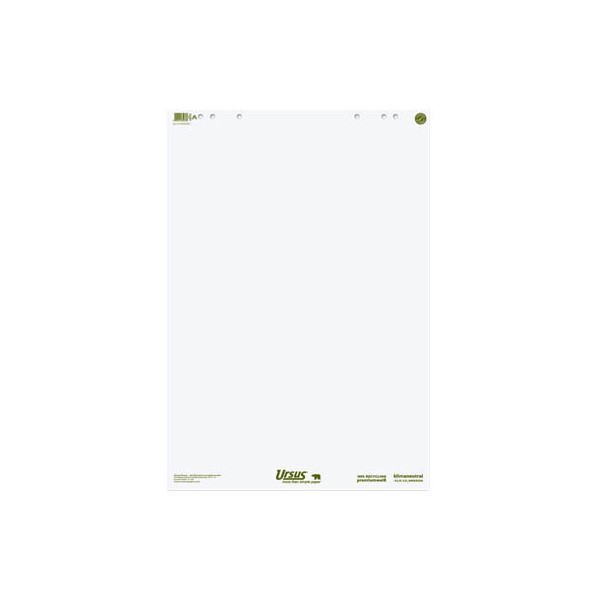 9002244852392 - Ursus Flipchart-Papier Green blanko 680 x 990 cm 20 Blatt 5 Blöcke