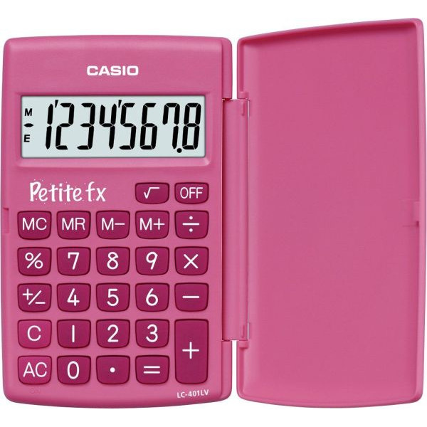 4549526612329 - Taschenrechner Petite FX Batterie LCD-Display pink 1-zeilig 8-stellig 4549526612329 Casio