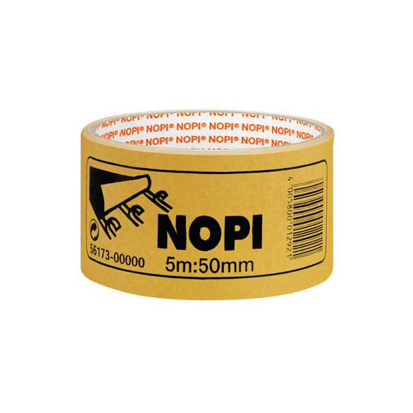 4005800012921 - doppelseitiges Klebeband Klebeband Nopi Fix 5m X 50mm 50 mm  x 5 m braun