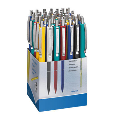 K15 farbsortiert Schreibfarbe blau Kugelschreiber 0,6mm