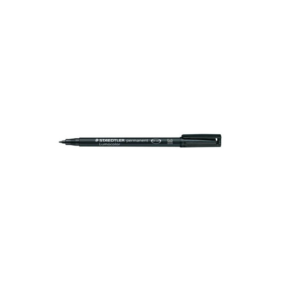 4007817332221 - STAEDTLER Lumocolor Folienstifte Mittel Rundspitze Schwarz 10 Stück