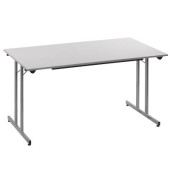 Schreibtisch TPMU126GA klappbar grau rechteckig 120x60 cm (BxT)