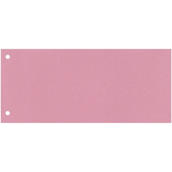 4018924505033 - Select Trennstreifen 2-fach-Lochung bedruckbar 100 Stück B 240 x H 105 mm Karton rosa