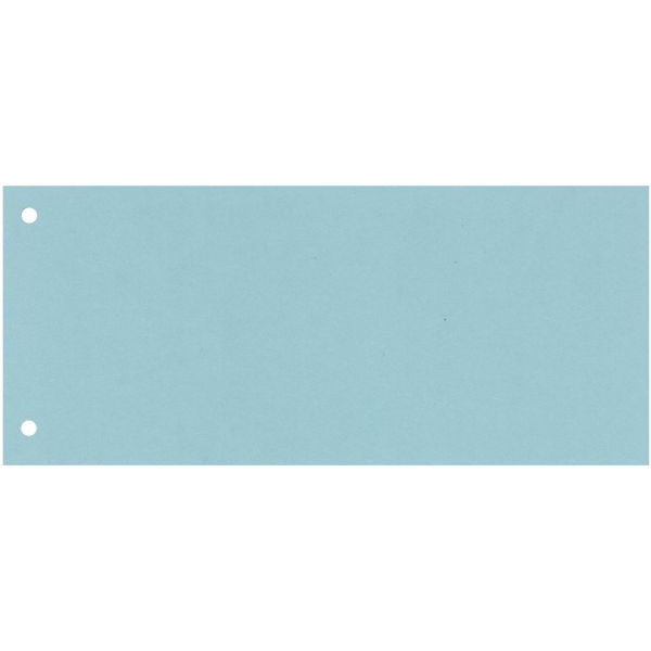 4018924505040 - Select Trennstreifen 2-fach-Lochung bedruckbar 100 Stück B 240 x H 105 mm Karton blau