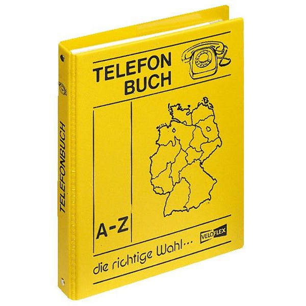 4000225515804 - Telefonringbuch A5 PP gelb