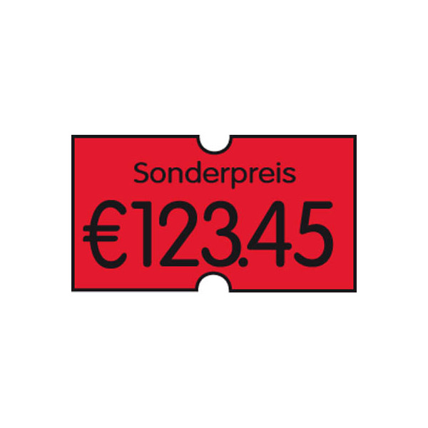 5706230127375 - Preisetiketten 70-36M-S-035 216x12mm leuchtrot permanent 16800 Etiketten 14 Rolle