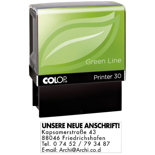 9004362430261 - Printer 30 Greenline max5 Zeilen mit GS