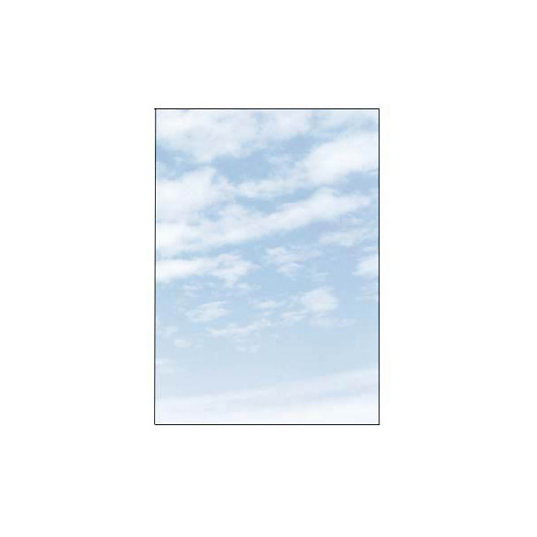 4004360948213 - Designpapier Wolken DIN A4 90 g m2 Weiß Hellblau 100 Blatt