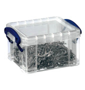 Really Useful Box Aufbewahrungsbox 0.3C, 0,3 Liter mit Deckel, für A8, außen  120x85x65mm, Kunststoff transparent - Bürobedarf Thüringen