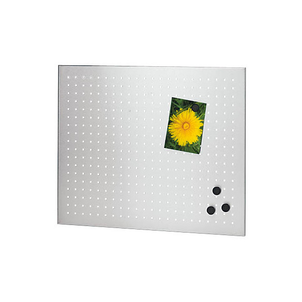 4008832667527 - Magnettafel BLOMUS Magnettafel -MURO- gelocht Tafeln silberfarben Büroaccessoire Deko