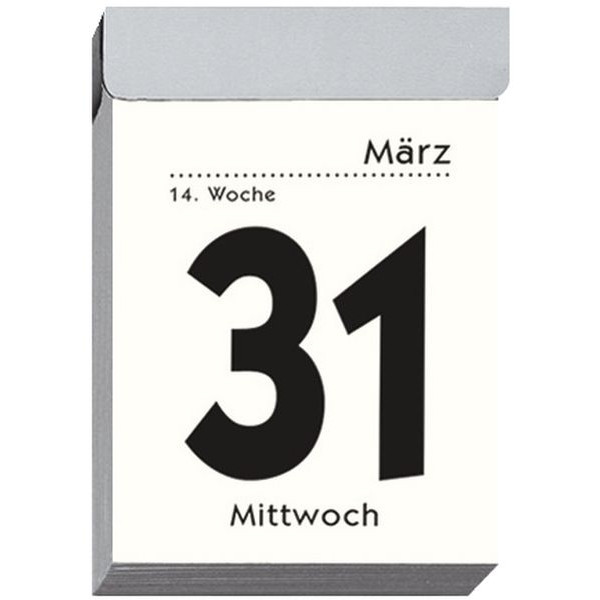 4006928699544 - Tagesabreißkalender 301-0000 1 Tag   1 Seite 4x6cm 2025 400