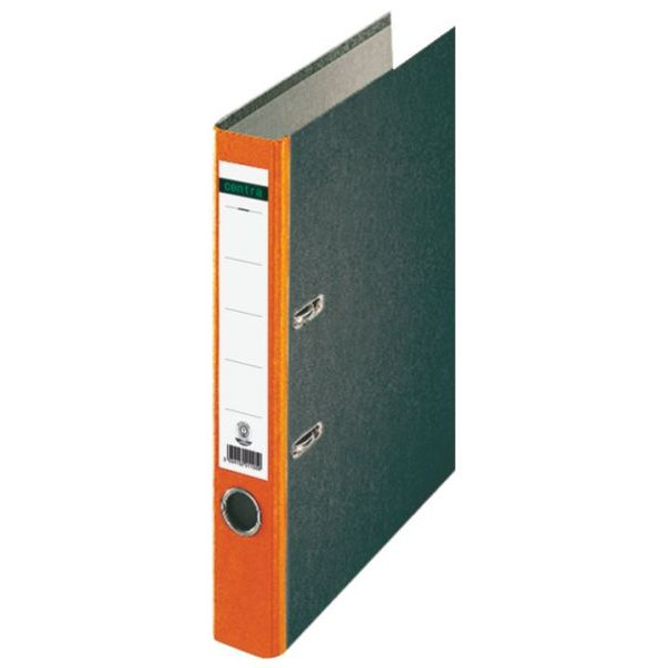 3034152211264 - Ordner Standard 221126 A4 52mm schmal Karton Wolkenmarmor orange 3034152211264 Centra