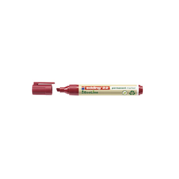 4004764918003 - Permanentmarker 22 EcoLine rot 1-5mm Keilspitze 4004764918003 4-22002 10 Stück