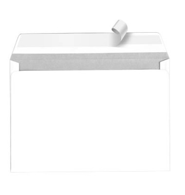 Briefumschlag 30005607, C6, ohne Fenster, haftklebend, 80g, weiß