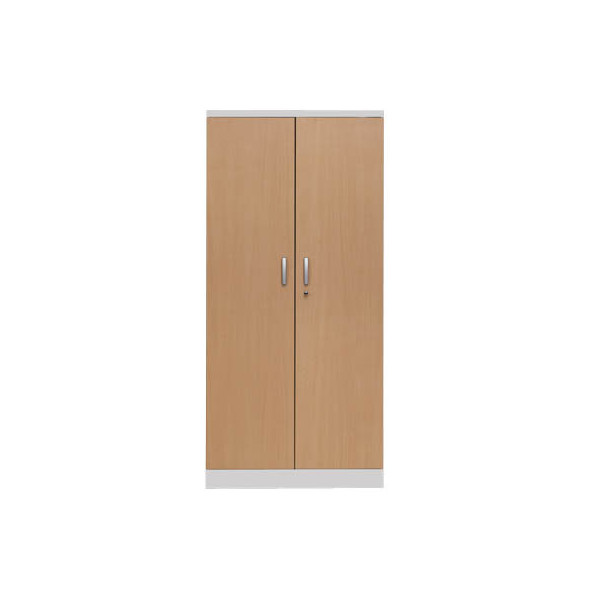 4260090172155 - Aktenschrank 100107 Holz Stahl abschließbar 5 OH 92 x 195 x 42 cm buche lichtgrau 4260090172155 100107