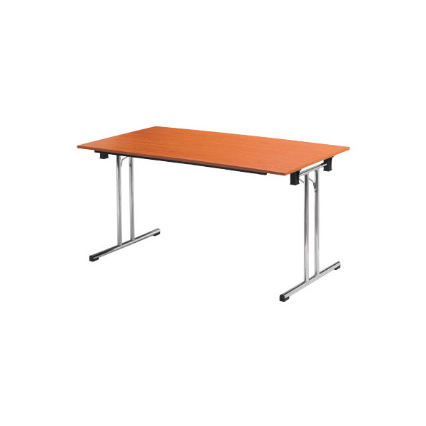 3700245507865 - Schreibtisch TPCH167M 74cm (H) 160x70cm (BxT) rechteckig kirschbaum   chrom 3700245507865 SODEMATUB