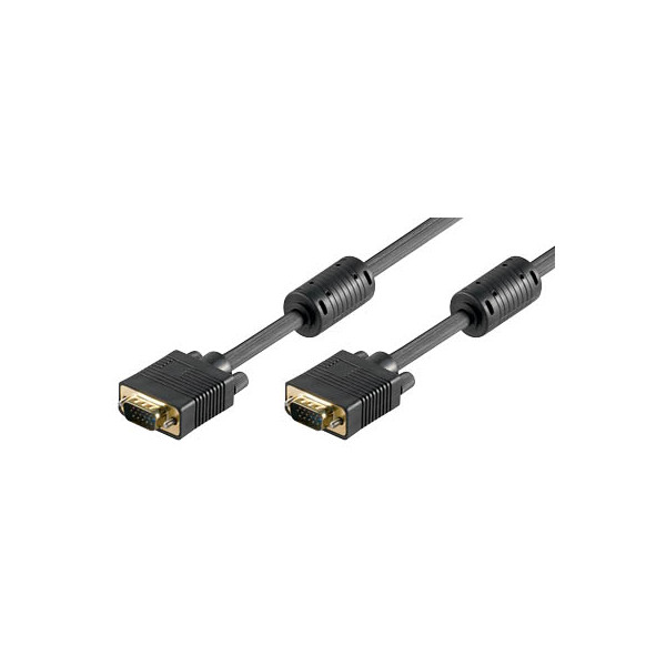 4040849504907 - Full hd svga Monitorkabel vergoldet VGA-Stecker (15-polig) VGA-Stecker (15-polig) 5 m (50490) - Goobay