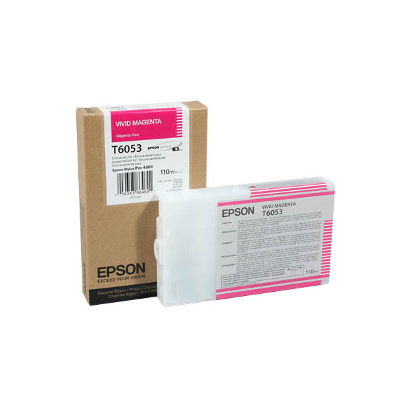 0010343864641 - T6053 - 110 ml - Vivid Magenta - original - Tintenpatrone - für Stylus Pro 4800 Pro 4880 Pro 4880 AGFA