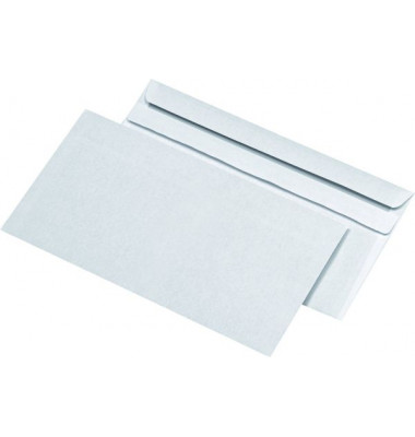 Briefumschlag 30005427, Kompakt, ohne Fenster, selbstklebend, 75g, weiß