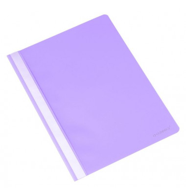 Schnellhefter A4 violett PP Kunststoff kaufmännische Heftung bis 250 Blatt