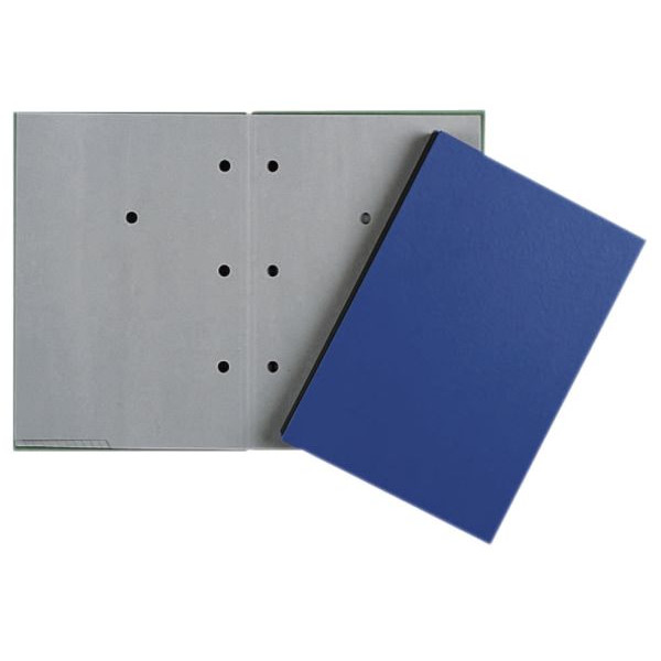 5705831310124 - Unterschriftenmappe KF3101 A4 Kunststoff blau mit Einsteckschild 20 Fächer