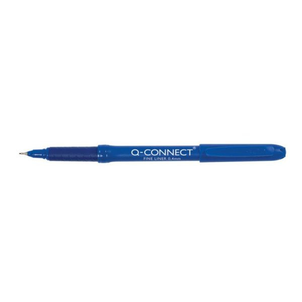 5706002019952 - Q-CONNECT Feinliner 04mm blau (10 Stück)