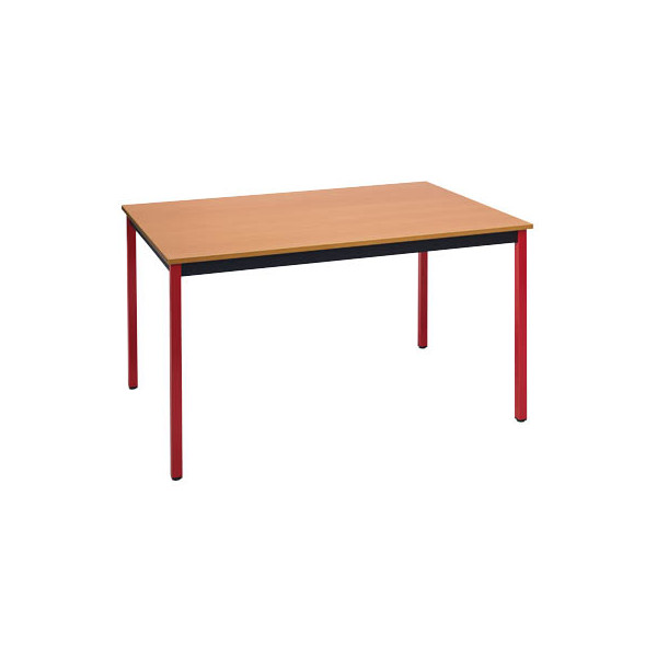 3700245510223 - Schreibtisch 76RHR 74cm (H) 70x60cm (BxT) rechteckig buche   rot 3700245510223 SODEMATUB