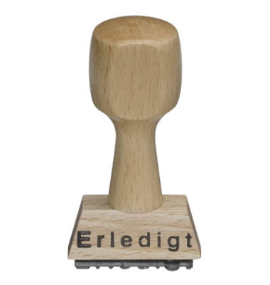 Head Holz Textstempel Erledigt Burobedarf Thuringen