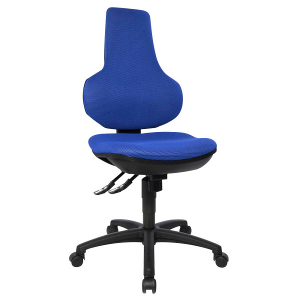 4014296115856 - Bürodrehstuhl Ergo Point SY ohne Armlehnen blau 4014296115856 Topstar