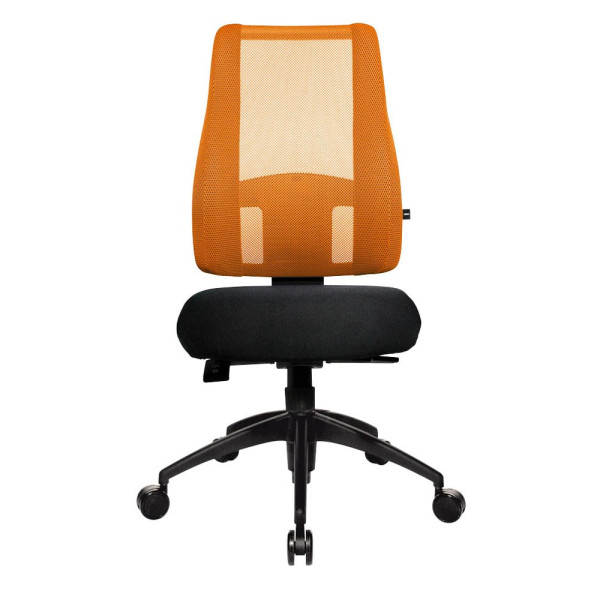 4014296080321 - Bürodrehstuhl Lady Sitness Deluxe ohne Armlehnen orange 4014296080321 Topstar