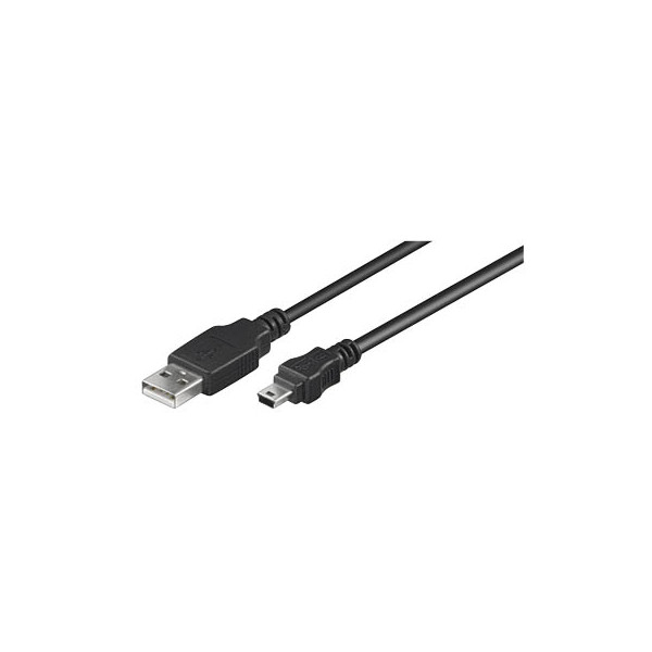 4040849507687 - goobay USB 20 A Mini USB 20 B Kabel Mini USB-Anschlusskabel 30 m schwarz 1 St