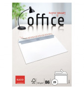 Briefumschlag Office 74492.12, B6, ohne Fenster, haftklebend, 100g, weiß