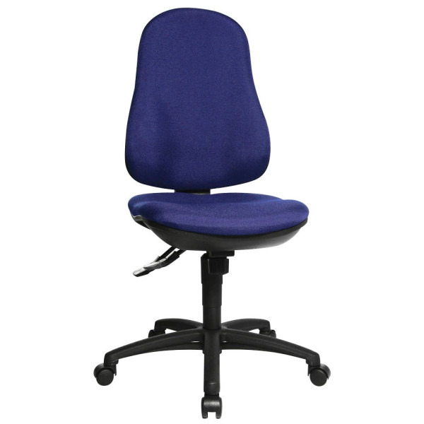 4014296490038 - Bürodrehstuhl Support SY ohne Armlehnen blau 4014296490038 Topstar