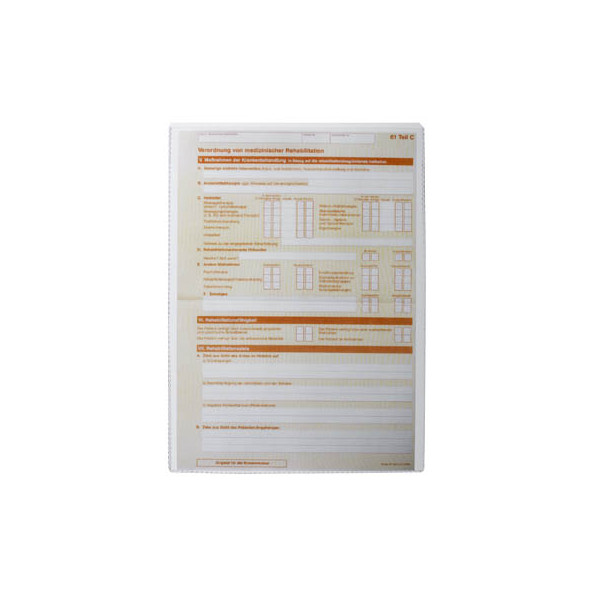 4005546216638 - Ausweishülle Verwendung für Papierformat din A5 Werkstoff Polypropylen - Durable