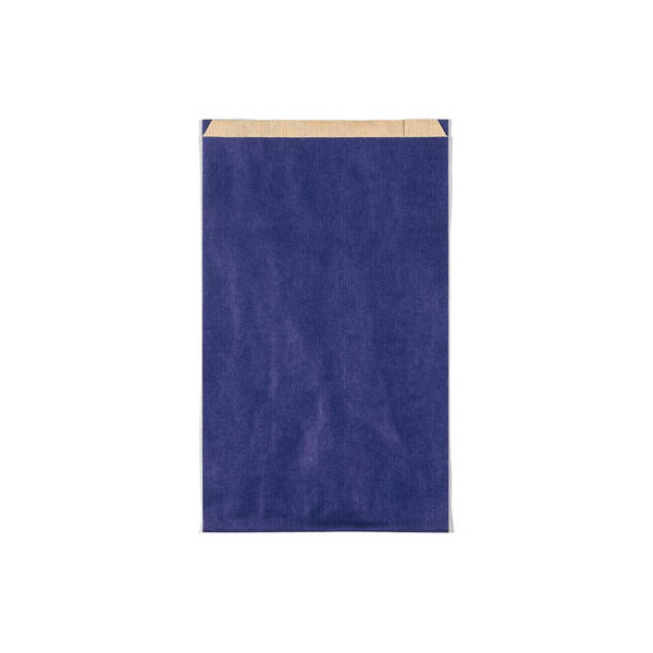 4255704301502 - Faltenbeutel Kraftpapier 50g blau 200x320x70mm 4255704301502 1FFFB006020 100 Stück