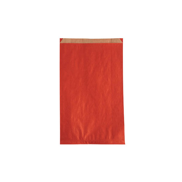 4255704301519 - Faltenbeutel Kraftpapier 50g rot 150x210x40mm 4255704301519 1FFFB005015 100 Stück