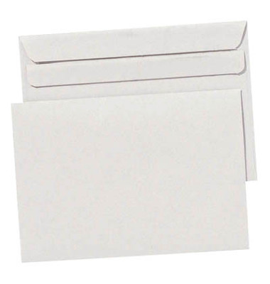 Briefumschlag 01200481, C6, ohne Fenster, selbstklebend, 75g, grau
